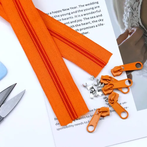 Miniatura 3 de Cinta de cremallera de nailon #5 para costura: YZSFIRM 10 yardas blancas por The Yard Cremalleras de bobina de nailon para manualidades de costura