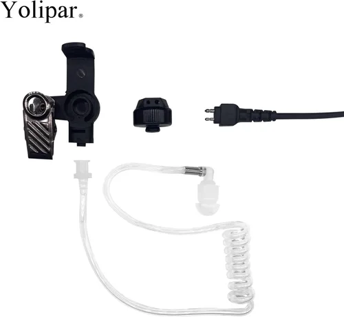 Miniatura 7 de Kit de vigilancia Baofeng UV-5R de 2 pines y 2 cables compatible con BTECH Retc15/Retevis RT21 RT22 Kenwood Arcshell AR-5 Walkie Talkie Radio