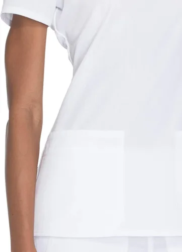 Miniatura 3 de Cherokee WW645 - Camiseta médica con cuello en V para mujer, moderna y clásica, con 3 bolsillos, lazo para instrumentos y tela resistente a