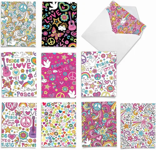 Miniatura 7 de The Best Card Company - 10 tarjetas en caja para niños (10.1 x 13 cm), lindas tarjetas en blanco para toda ocasión, MPOCB-KIDS.
