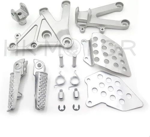 Miniatura 7 de HONGK - Soporte de clavijas de pie delantero negro compatible con Cbr600Rr 2003 2004 2005 2006 [B01C0STRSU]