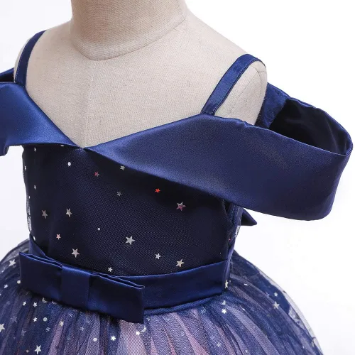 Miniatura 5 de Cichic - Vestido navideño de fiesta sin mangas para niñas