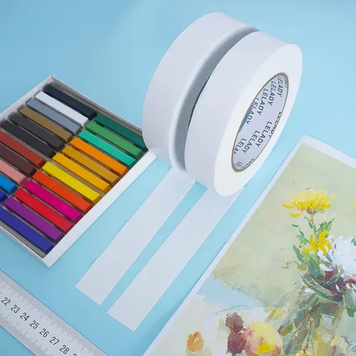 Miniatura 7 de Cinta adhesiva de doble cara de 1 pulgada x 40 yardas, 2 rollos de cinta adhesiva de doble cara, cinta adhesiva de doble cara, para artes