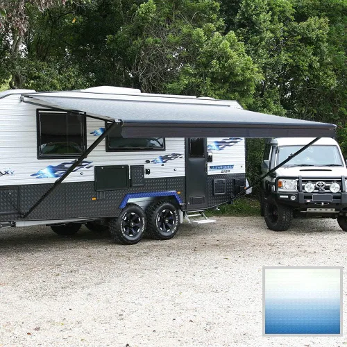 Miniatura 9 de Suncode Toldo de vinilo de alta calidad para autocaravana, 16 pies, pantalla de repuesto para toldo de cámper, color negro desteñido Descoloramiento