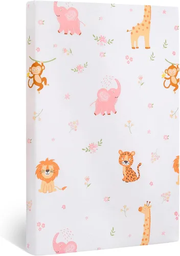 Miniatura 9 de lasoftan Colchón Pack and Play, 38 x 26 pulgadas, suave, transpirable, portátil, impermeable y lavable, se adapta perfectamente a Pack n Play Verde