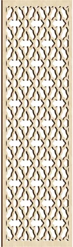 Miniatura 96 de Madison Paneles de pared decorativos de madera con calado, 9 3/8 pulgadas de ancho x 24 3/8 pulgadas de alto x 3/8 de alto, roble rojo rojo (Red Oak)