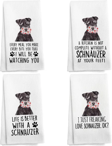 Miniatura 8 de Toallas de cocina y paños de cocina de perro Doberman con purpurina, regalos de mamá de perro Doberman con purpurina para mujeres, juego de 2, 16×24