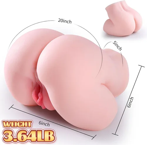 Miniatura 5 de Muñeca sexual para hombre, vagina de bolsillo, muñeca sexual masculina, juguetes sexuales realistas para adultos, trasero suave realista con vagina
