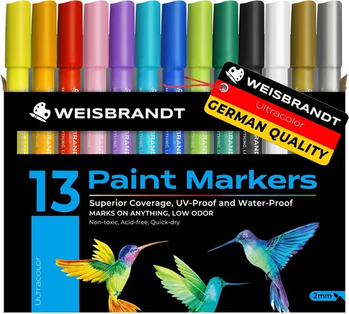 WEISBRANDT Marcadores de pincel con alcohol, marcadores de bocetos de doble punta (pincel y cincel), marcadores de dibujo de artista, marcadores de
