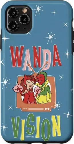 Miniatura 13 de Marvel WandaVision Wanda & Vision Retro TV Artwork - Carcasa para iPhone 17