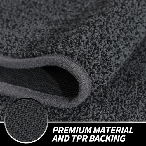 Miniatura 4 de LINLA - Tapete para interiores que absorbe el barro, lavable a máquina, respaldo de goma antideslizante, ideal para puerta de entrada para limpiarse
