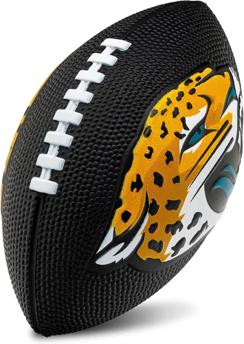 Miniatura 32 de Franklin Sports NFL - Fútbol americano de espuma para niños, pelota suave de tamaño junior de 8.5 pulgadas con logotipos 3D, perfecta para el día