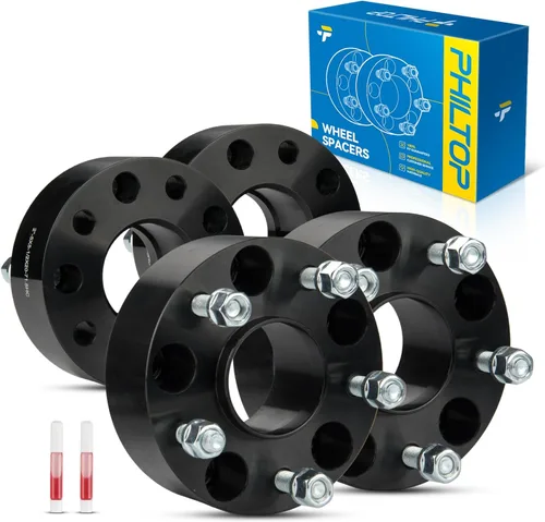 Miniatura 29 de PHILTOP Espaciador de rueda de 4 x 4 de 2 pulgadas, espaciadores de rueda centrados en las lengüetas para Polaris Trail Boss 330 2003-2013, Trail