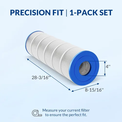 Miniatura 2 de Cartucho de filtro de piscina, tela trilobal resistente de 5 onzas, serie Ultra, compatible con Hayward Star-Clear Plus C1750 C1900, repuesto