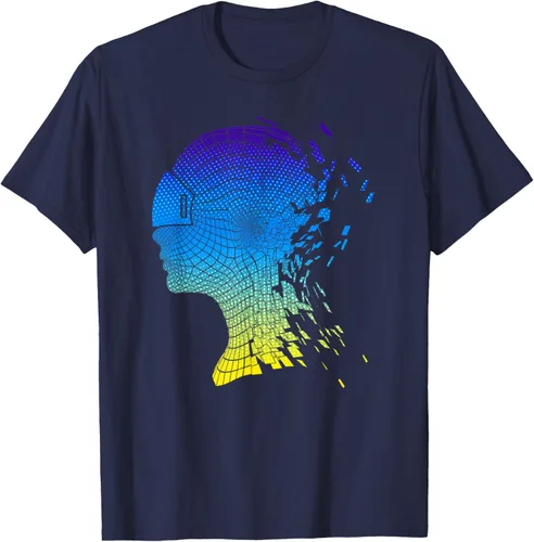 Miniatura 9 de Camiseta con diseño de auriculares de realidad virtual de VR Fans, Negro, S
