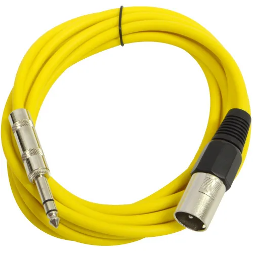 Miniatura 7 de Seismic Audio - SATRXL-M2 - Cable de conexión XLR negro de 2 pies macho a 1/4" TRS