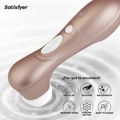 Miniatura 4 de Satisfyer Pro 2 - Estimulador clitoriano por pulso de aire, succión del clítoris sin contacto, tecnología de ondas de presión, resistente al agua