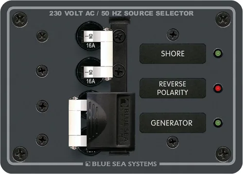 Blue Sea Systems Selector de fuente de alternancia de CA [Europa]
