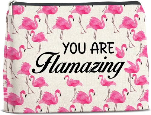 Miniatura 19 de Bolsa de maquillaje floral humor, regalos para mujer, B