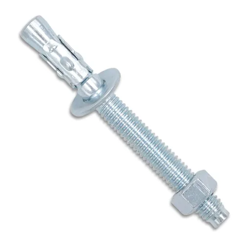 Miniatura 15 de Anclaje de cuña de 3/8" x 3-1/2", anclajes de hormigón chapados en zinc, sujetadores de pernos de expansión resistentes para ladrillos/bloques