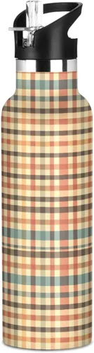 Miniatura 16 de Western Cowboy Boho Cactus Vast Wilderness, Reusable Water Bottle Insulated with Straw Double Wall Vacuum Insulated Leakproof and BPA Free for Gym 20