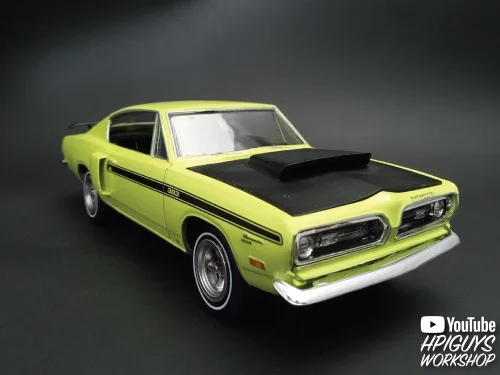 Miniatura 7 de MPC 1969 Plymouth Barracuda 1:25 Escala Modelo Kit