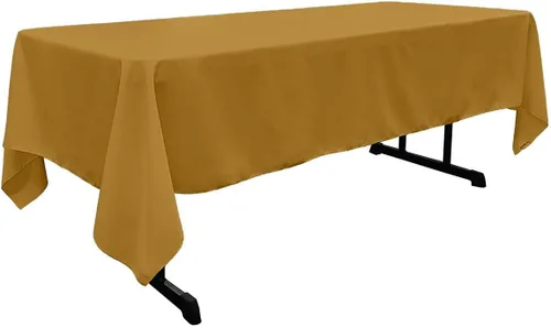 Miniatura 6 de New Creations Fabric & Foam Inc - Mantel rectangular de popelina de poliéster de 60 pulgadas de ancho por 120 pulgadas de largo. (Avocado)