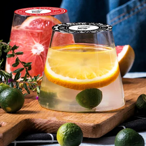 Miniatura 6 de 50 calcomanías de 4 pulgadas para cubrir bebidas antipicos, protección contra el alcohol, para prevención de picos de bebidas desechables