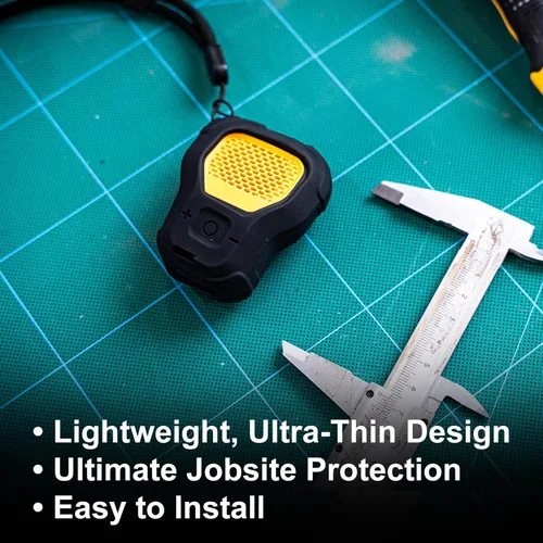 Miniatura 2 de CYBERGUYS Funda de Silicona para Altavoz Bluetooth Portátil DEWALT, Cubierta Protectora Duradera a Prueba de Golpes Antideslizante para Mini Altavoz