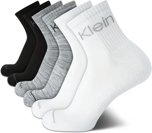 Miniatura 38 de Calvin Klein Calcetines deportivos acolchados de corte alto para hombre (paquete de 6)