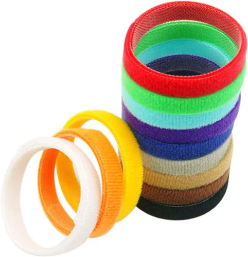 Miniatura 4 de Sowaka 12 collares de parto para cachorros, multicolor, ajustables, de doble cara, reutilizables, cómodos, de tela suave, bandas de identificación