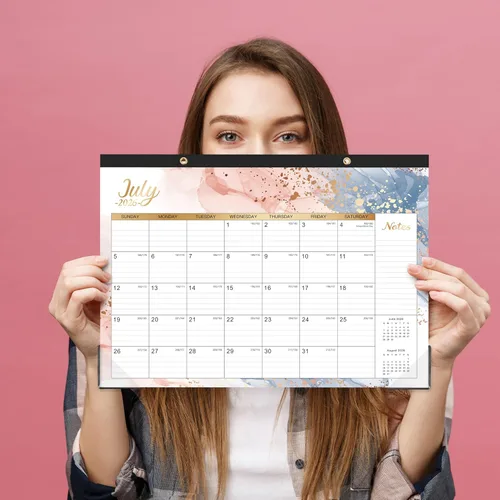 Miniatura 8 de Calendario de escritorio 2026-2027 – Calendario 2026-2027 de julio de 2026 a diciembre de 2027, 17 x 12 pulgadas, calendario de pared/escritorio