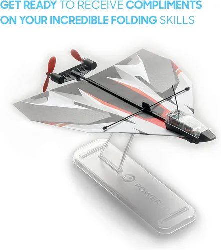Miniatura 6 de 12 plantillas de aviones de papel para POWERUP 2.0 y 4.0. Plantillas de aviones de papel de color y soporte de exhibición para avión. POWERUP 2.0
