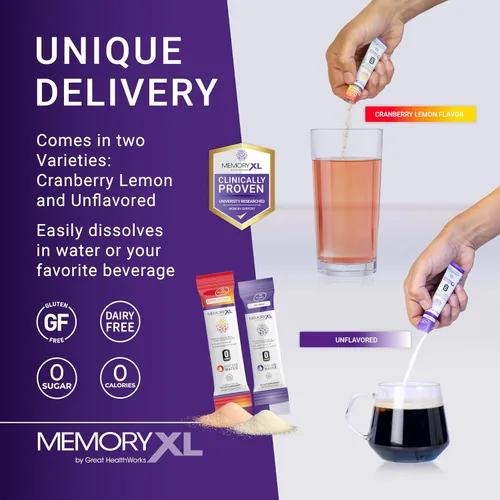 Miniatura 5 de MemoryXL, Treonato de Magnesio L: Suplemento cerebral para la memoria y la concentración; Magtein®, Fosfatidilcolina, Mezcla de vitaminas. Mejora