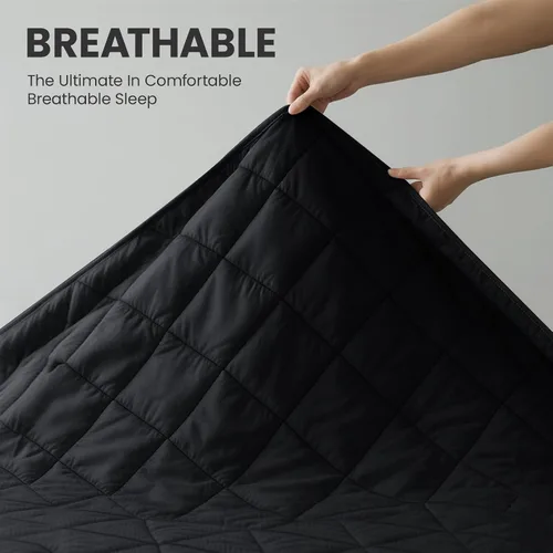 Miniatura 2 de Protector de colchón tamaño individual, protector de colchón impermeable ajustable hasta 16 pulgadas de profundidad, funda de colchón suave