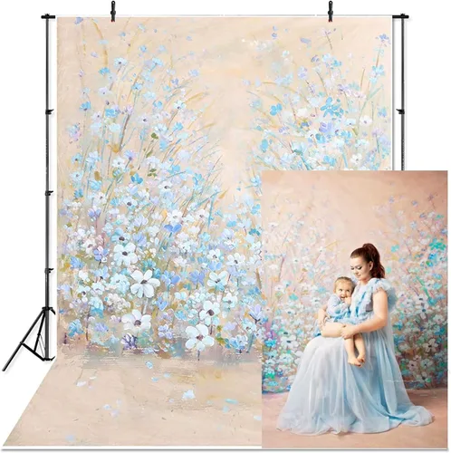 5x7ft Cepillado Flores Pétalos Niño Niños Recién Nacido Bebé Fotografía Fondos Estudio Fondos Profesional Interior Foto Fondos SK0516b