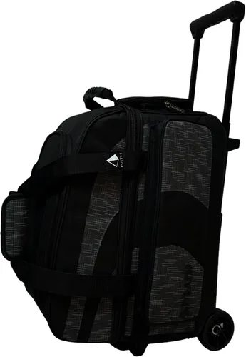 Miniatura 5 de Pyramid Bolsa de Bolos Deluxe de Doble Rodillo para 2 Bolas con Gran Compartimento Separado para Zapatos (Hasta 2 Pares de Zapatos) y Bolsillos