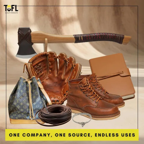Miniatura 8 de TOFL Kit de encaje para guantes de sóftbol y béisbol Kit de reparación de cordones de guante de encaje 2 cordones de cuero con aguja de cordones