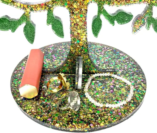 Miniatura 5 de Moldes de resina, moldes de joyería de resina, molde de estante de almacenamiento de joyas con colgante de aretes, perfecto para entusiastas