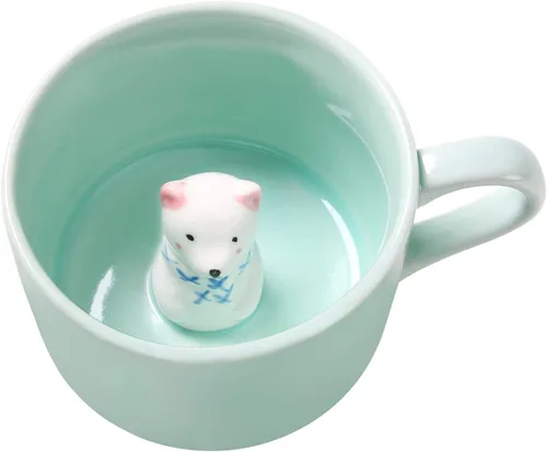 Miniatura 8 de Taza de cerámica con diseño de vaca para bebé, 12 onzas, bonita taza para Navidad, cumpleaños, regalo del día de San Valentín, regalos sorpresa