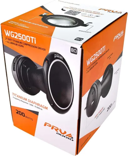 Miniatura 7 de PRV AUDIO WG2500Ti Controlador de bocina de alta frecuencia de salida de 200 vatios de 2 "8 ohmios 107dB PRO Audio Titanio controlador de compresión