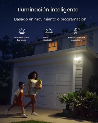 Miniatura 7 de eufy Security Floodlight - Cámara con cable E340 2pack+Homebase3, cámara de seguridad al aire libre, panorámica e inclinación de 355°, grabación