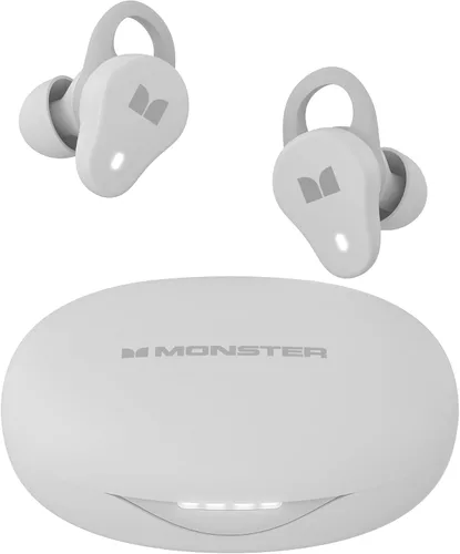 Monster N-Lite 210 - Auriculares inalámbricos Bluetooth 5.4 intraurales, micrófono integrado para llamadas cristalinas, tiempo de reproducción de 32