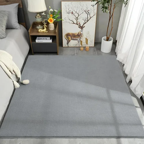 Miniatura 171 de Amearea Alfombras modernas para dormitorio, sala de estar, alfombra de espuma viscoelástica gruesa de 4 x 6 pies, alfombra de espuma viscoelástica