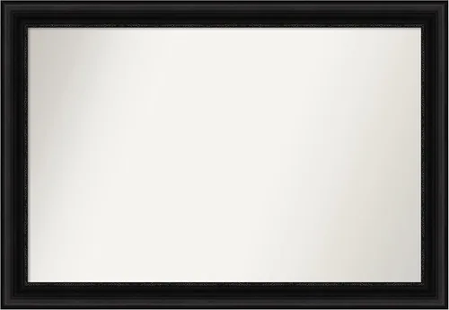 Miniatura 72 de Amanti Art Espejo personalizado, espejo de baño negro puente, espejo de pared o espejo de tocador de baño sobre el fregadero (26 x 26 pulgadas)