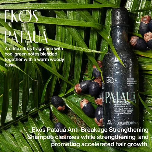 Miniatura 3 de natura - Ekos Patauá Hair Anti-Breakage Champú Refortalecedor - Prevenir la caída del cabello - Fortificar raíces y hebras - Cuidado vegano