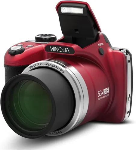 Miniatura 6 de Minolta Pro Shot - Cámara digital HD de 16 MP, zoom óptico de 53x, video Full HD de 1080p, estabilización óptica, LCD de 3 pulgadas, panorama, HDR