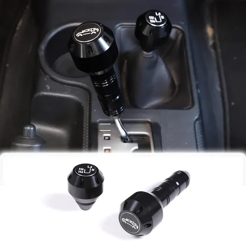 Pomo de palanca de cambios de automóvil de repuesto para Toyota FJ Cruiser 2007-2021, accesorios de aleación de aluminio, manija de palanca de