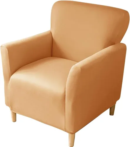 Miniatura 35 de XMAYODS Funda elástica para silla de club, fundas para silla de bañera, funda suave para sillón, protector de muebles extraíble, funda para silla