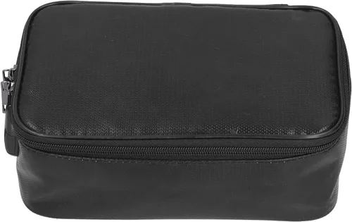 Bolsa de archivo, bolsa de almacenamiento segura para certificado ignífugo con cerradura para senderismo para viajes para tarjeta para dinero para